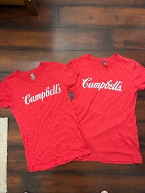 BUNDLE 2 Campbell's Red Logo Tee Shirts